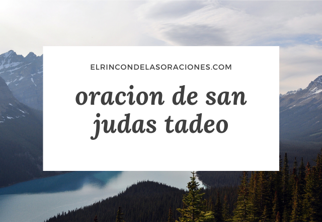 oracion de san judas tadeo