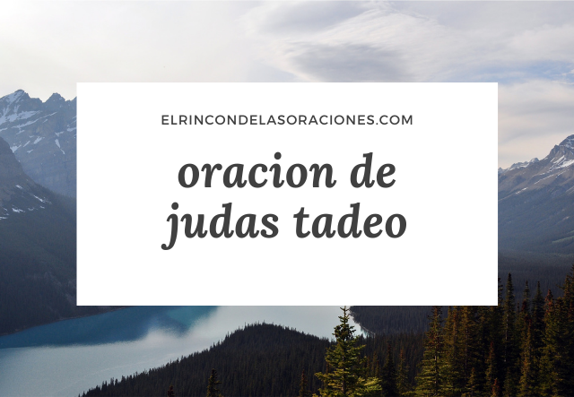 oracion de judas tadeo